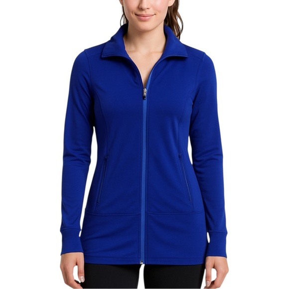 Lululemon Raja Women's Track Jacket Size 4 Cobalt Blue - Picture 1 of 12
